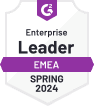 G2 Leader Enterprise EMEA 2024 Badge