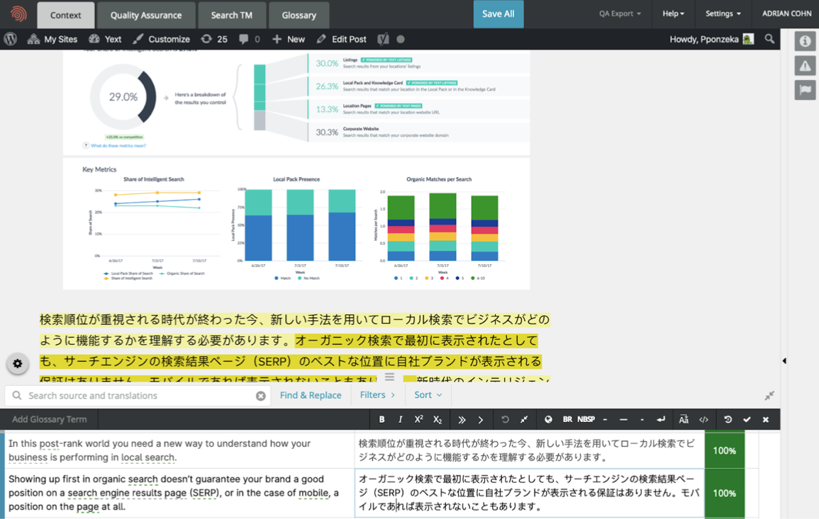 Yext Visual Context